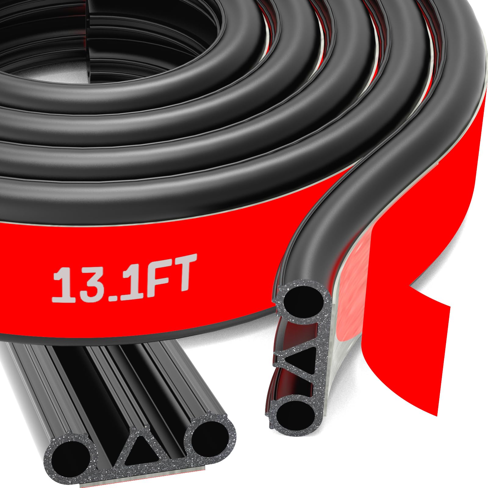 Chuanji Tonneau Cover Seal,Adhesive Tailgate Seal For Pickups Truck Bed Camper Shell Seal,Automotive Weather Stripping With Trip